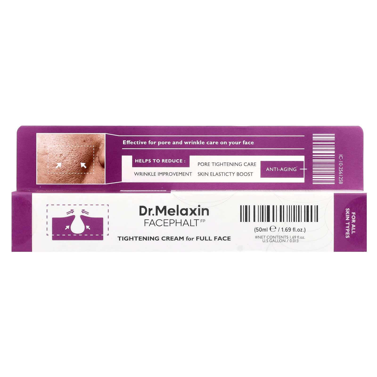 Dr.Melaxin, Facephalt, Tightening Cream for Full Face, For All Skin Types, 1.69 fl oz (50 ml)