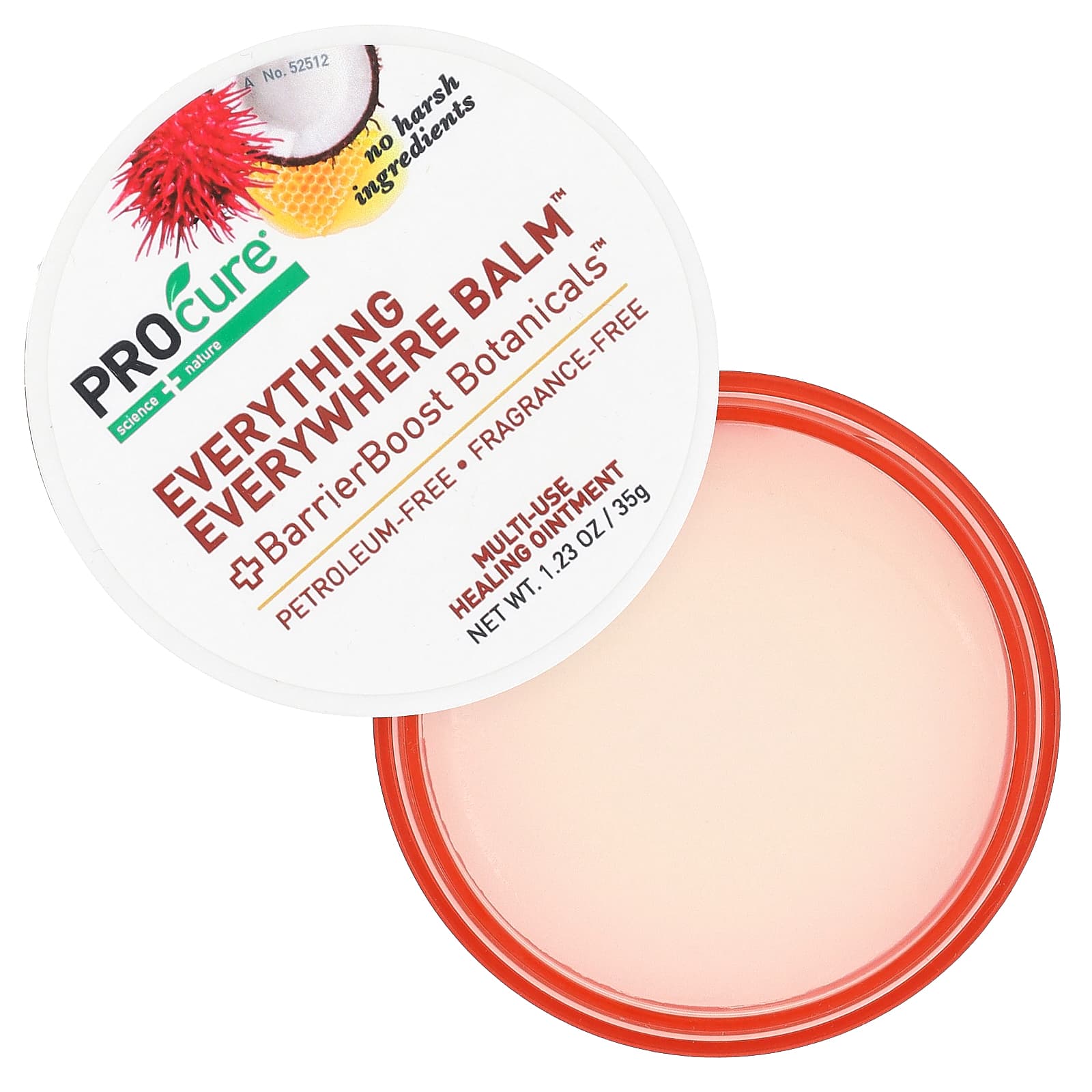 Procure, Everything Everywhere Balm, Fragrance-Free, 1.23 oz (35 g)