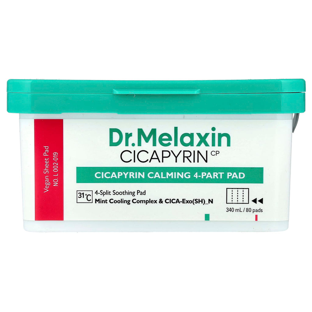 Dr.Melaxin, Cicapyrin Calming 4-Part Pad, 80 Pads