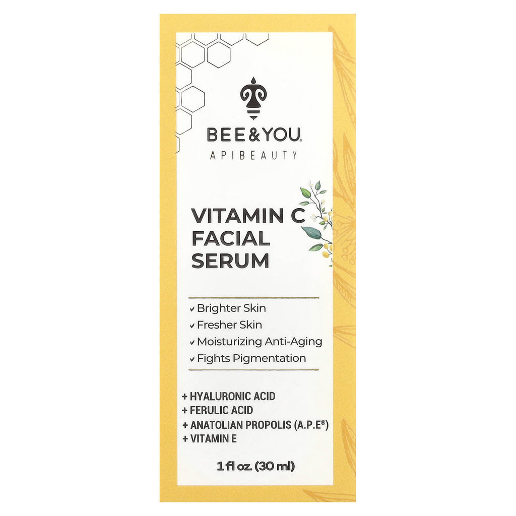 Bee & You, Vitamin C Facial Serum, 1 fl oz (30 ml)
