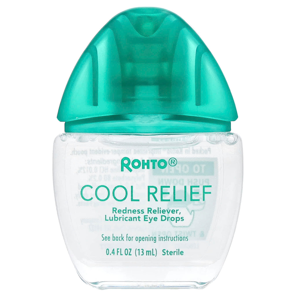 Rohto, Cooling Eye Drops, Cool Relief, 0.4 fl oz (13 ml)
