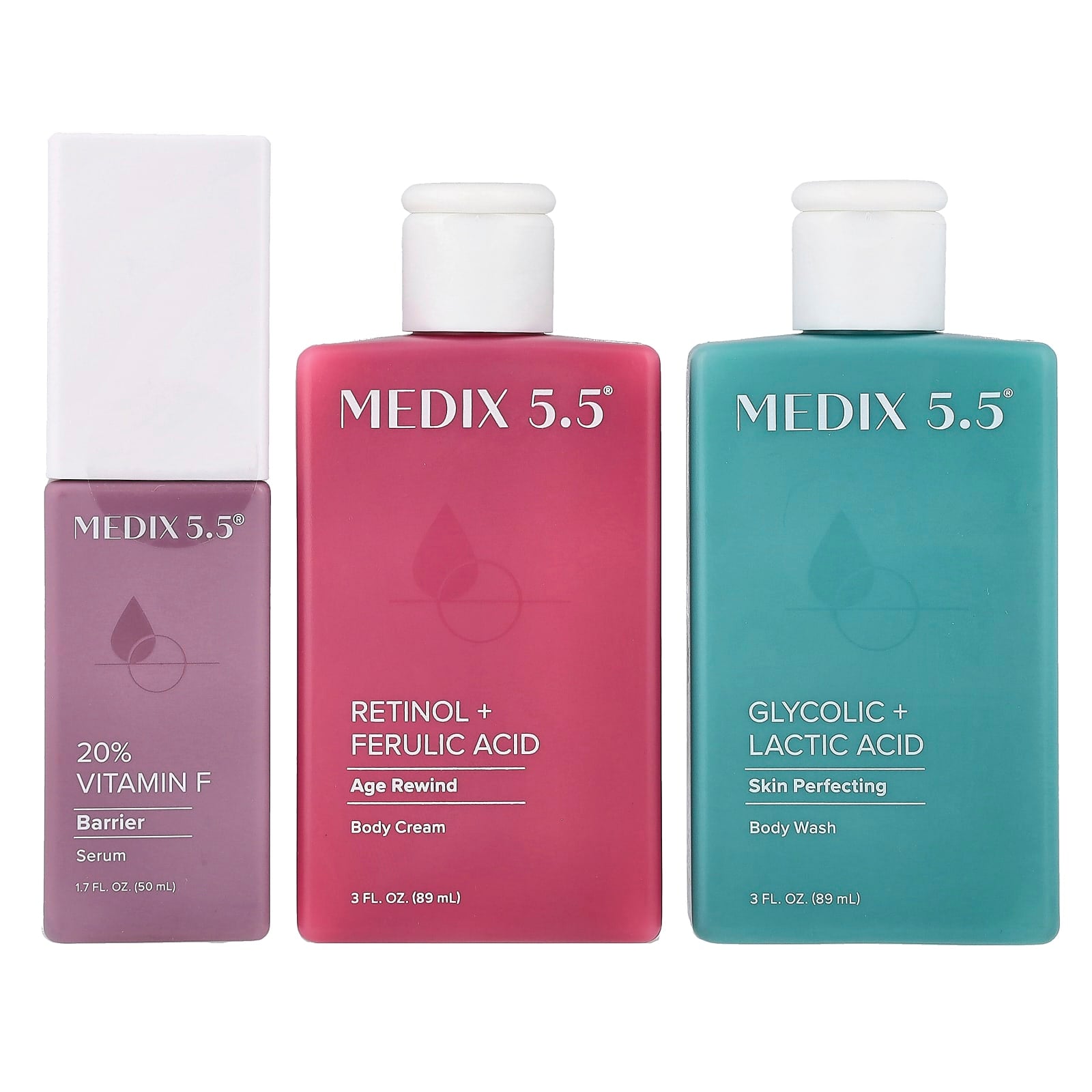 Medix 5.5, iHerb Exclusive, Medix 5.5 Body Care Bag, 4 Items