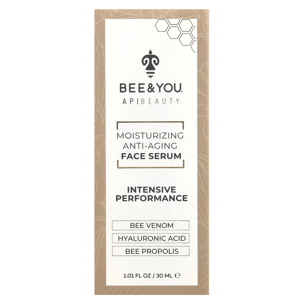 Bee & You, Moisturizing Anti-Aging Face Serum, 1.01 fl oz (30 ml)