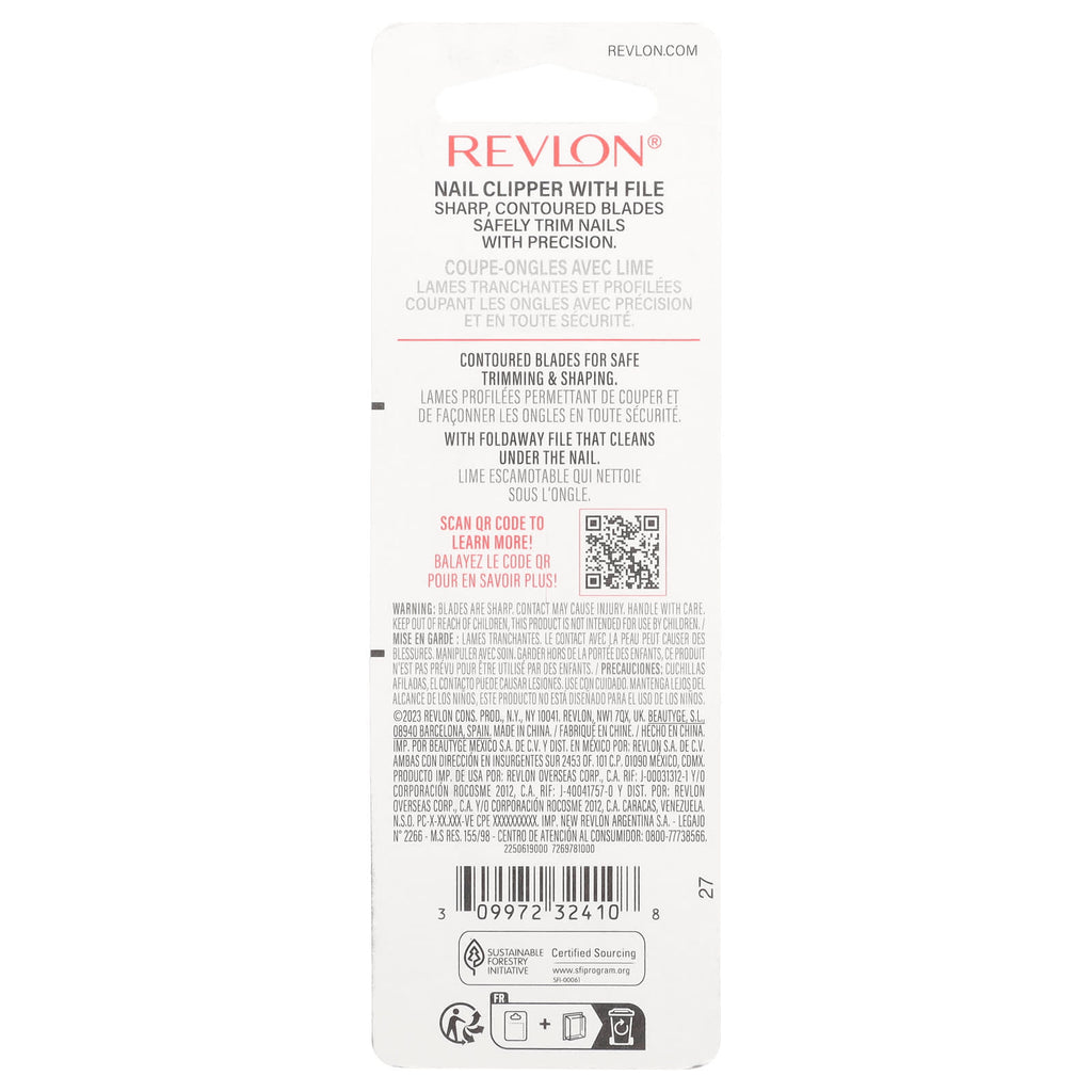 Revlon, Nail Clipper, 1 Count