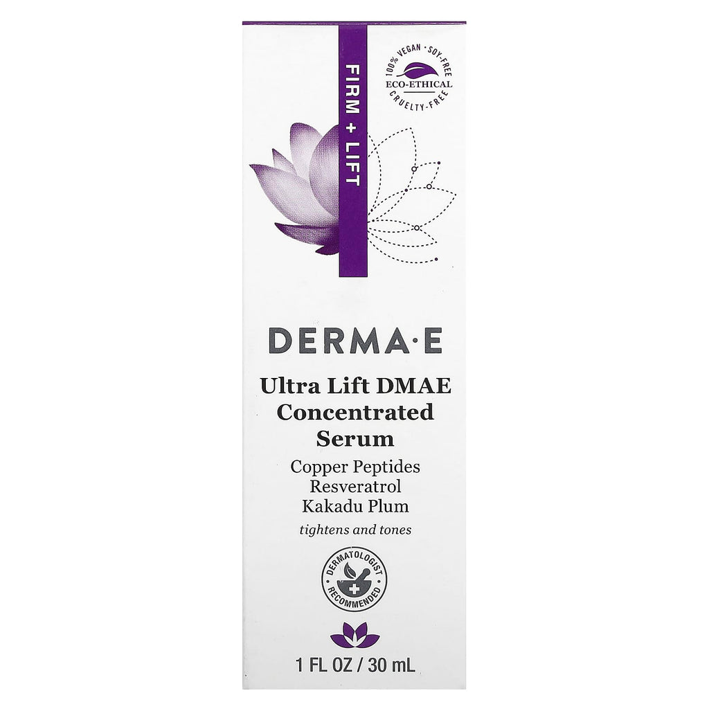 DERMA E, Ultra Lift DMAE Concentrated Serum, 1 fl oz (30 ml)