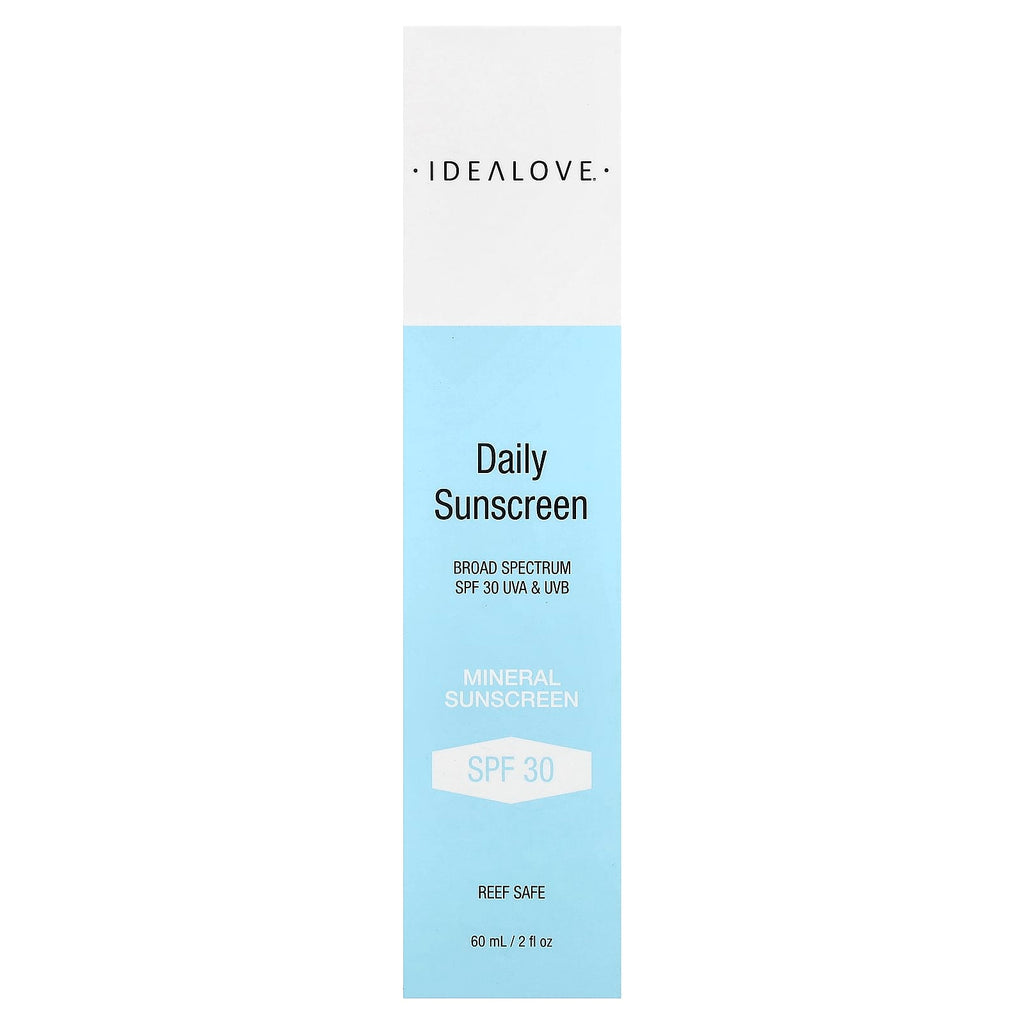 Idealove, Daily Sunscreen, Mineral SPF 30, 2 fl oz (60 ml)