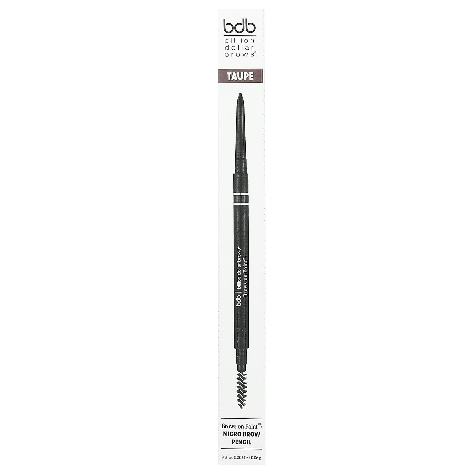 Billion Dollar Beauty, Billion Dollar Brows, Brows on Point: Micro Brow Pencil, Taupe, 0.002 oz (0.06 g)