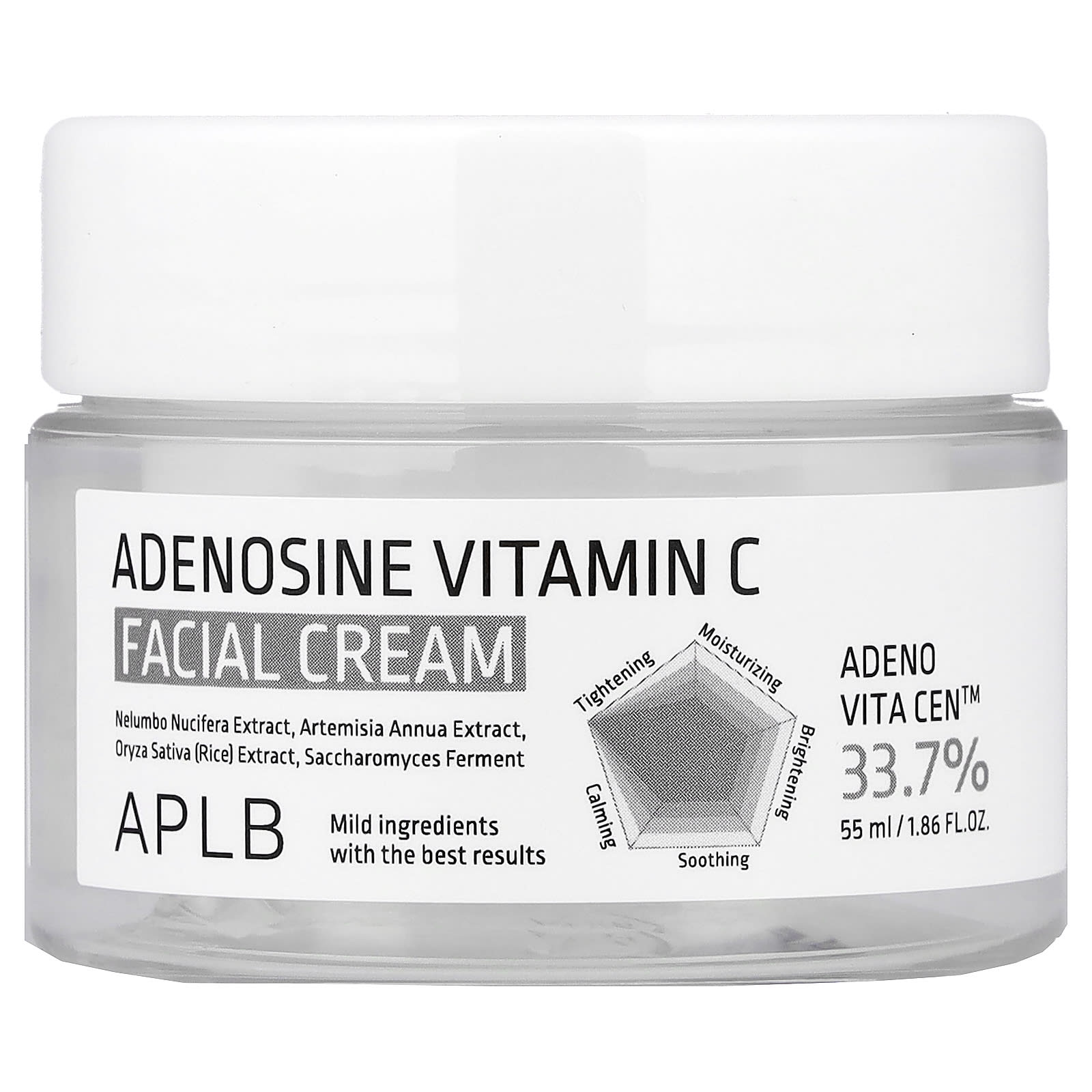 APLB, Adenosine Vitamin C Facial Cream , 1.86 fl oz (55 ml)