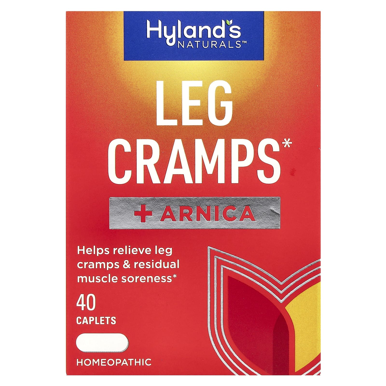 Hyland's Naturals, Leg Cramps + Arnica, 40 Caplets