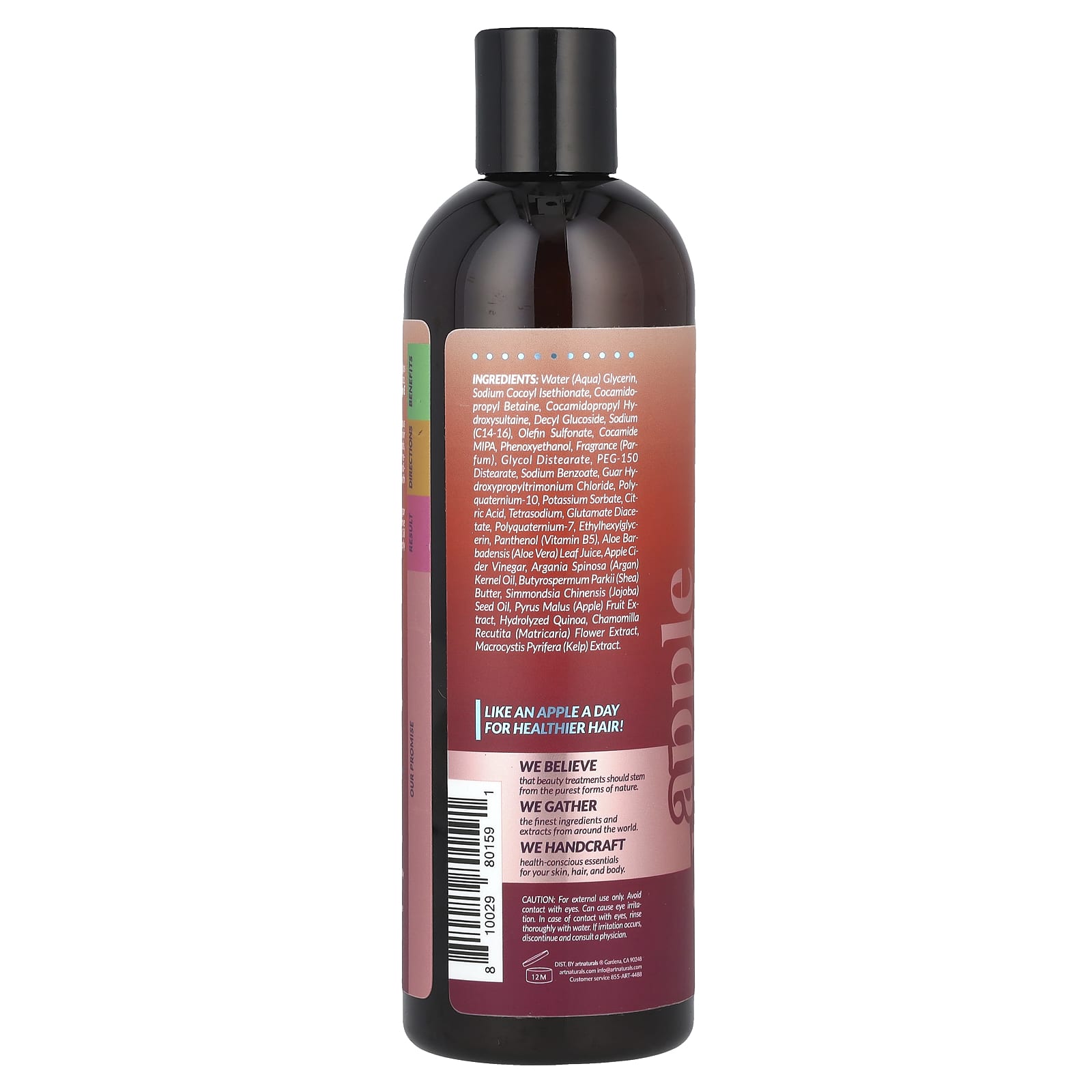 artnaturals, Apple Cider Vinegar Shampoo, For All Hair Types, 12 fl oz (355 ml)