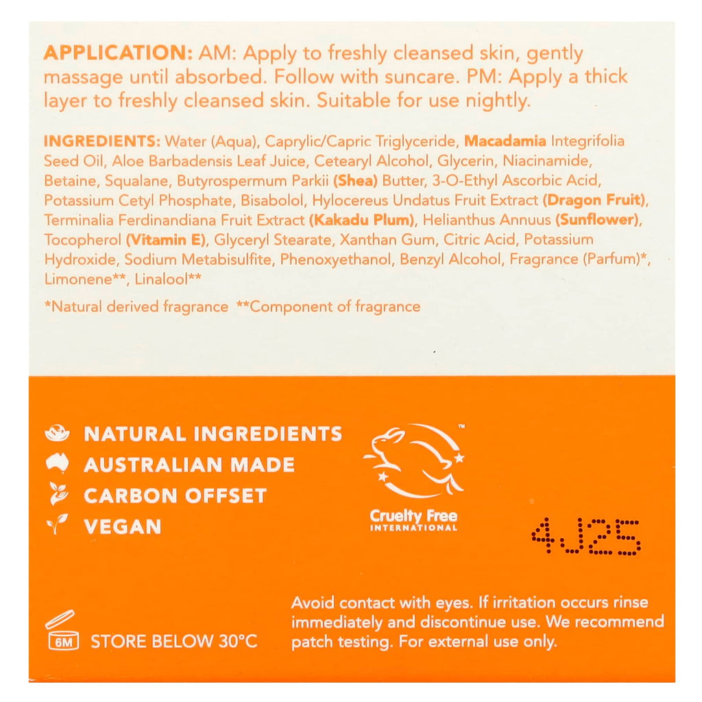 Sukin, Glow Active-C, Vitamin C Boost Cream , 1.69 fl oz (50 ml)