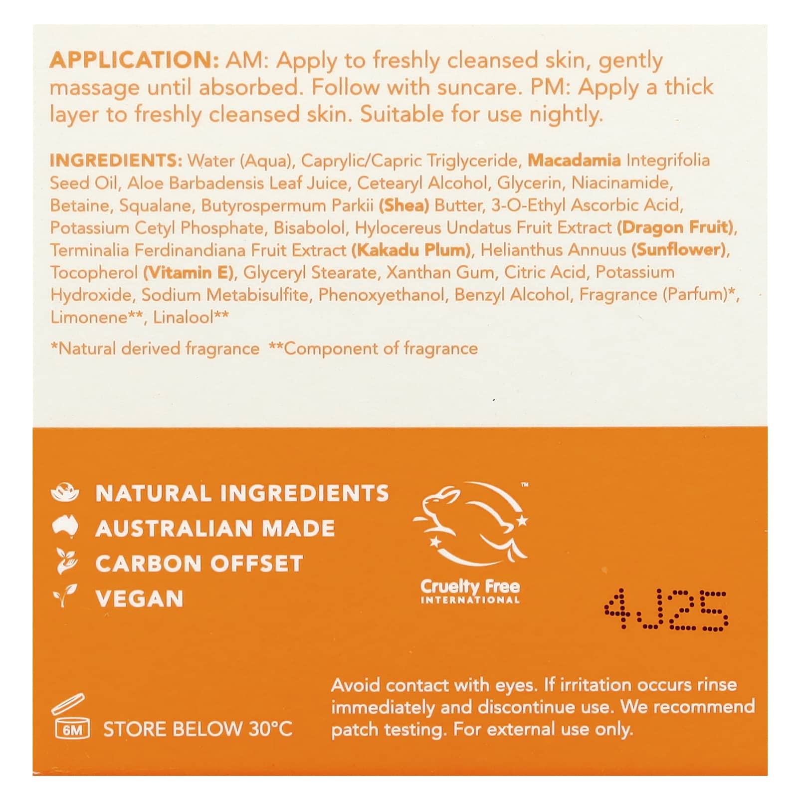 Sukin, Glow Active-C, Vitamin C Boost Cream , 1.69 fl oz (50 ml)