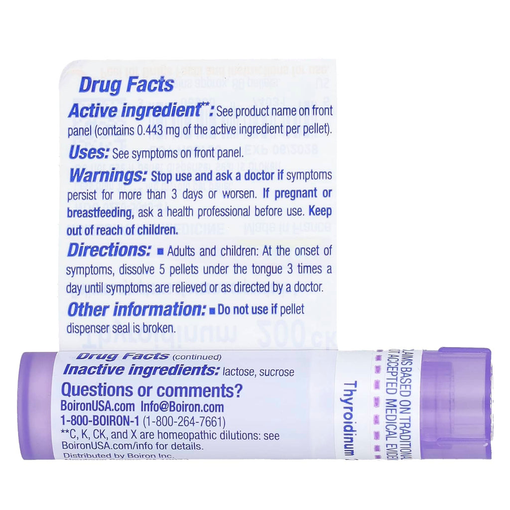 Boiron, Thyroidinum, 200CK, Eczema Relief, 80 Pellets