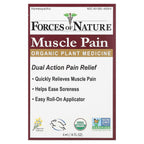 Forces of Nature, Muscle Pain Roll-On, Organic Plant Medicine , 0.14 fl oz (4 ml)
