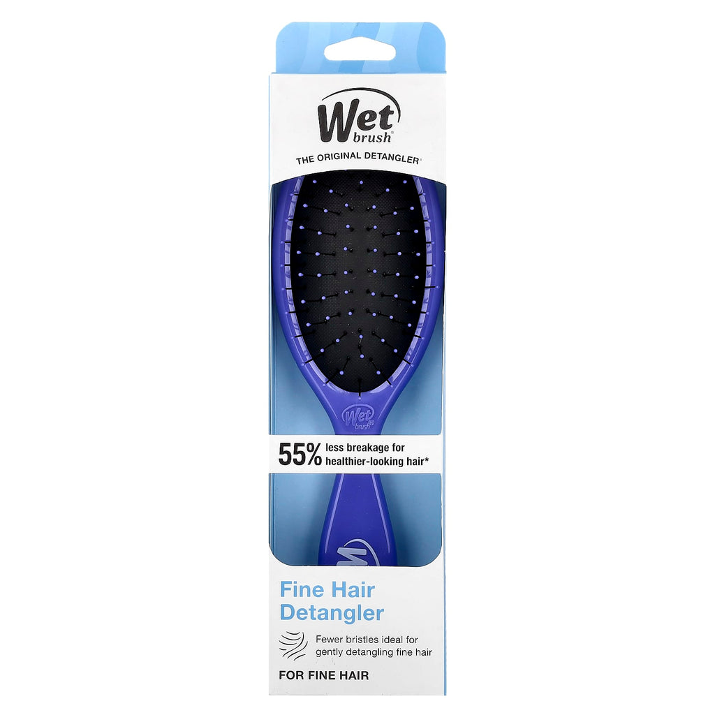 Wet Brush, Fine Hair Detangler, For Fine Hair, Purple, 1 Brush