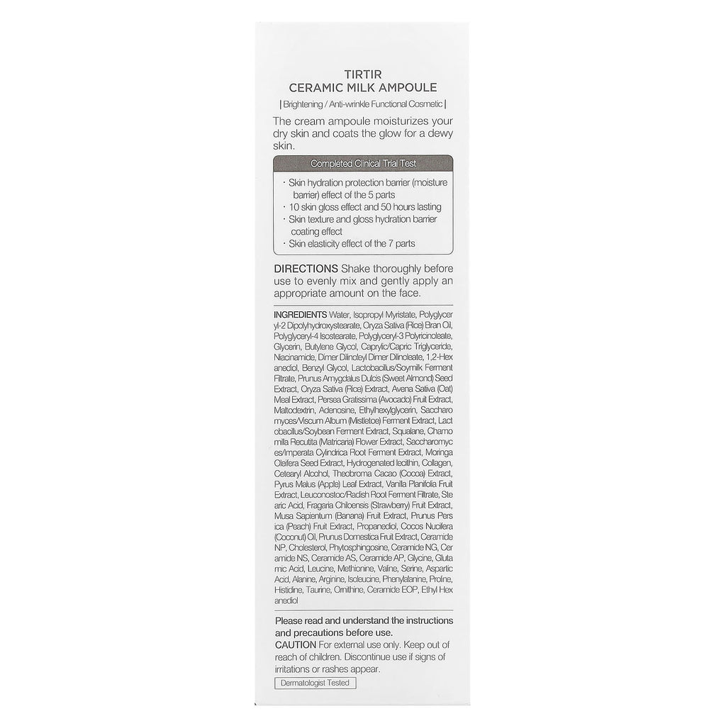 TIRTIR, Ceramic Milk Ampoule, 1.35 fl oz (40 ml)