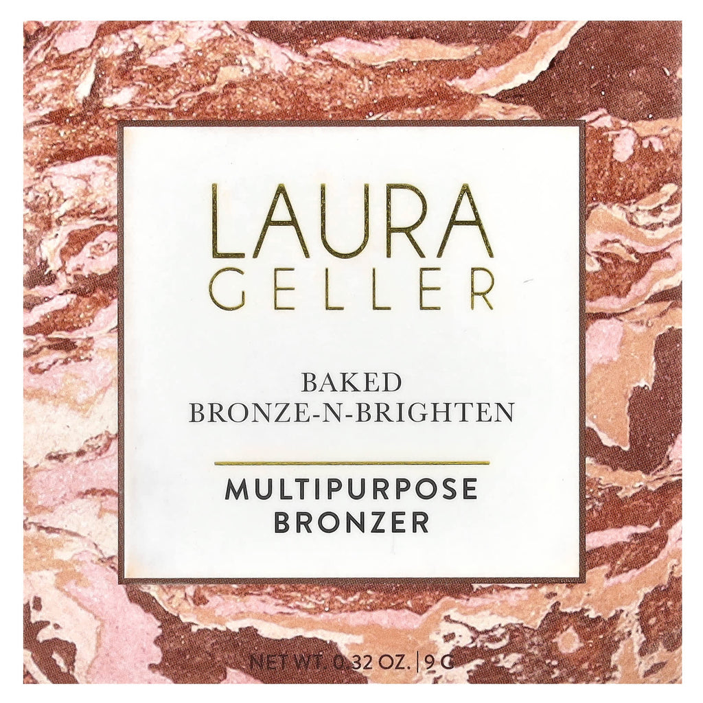 Laura Geller, Baked Bronze-N-Brighten, Multipurpose Bronzer, 0007010B Medium, 0.32 oz (9 g)