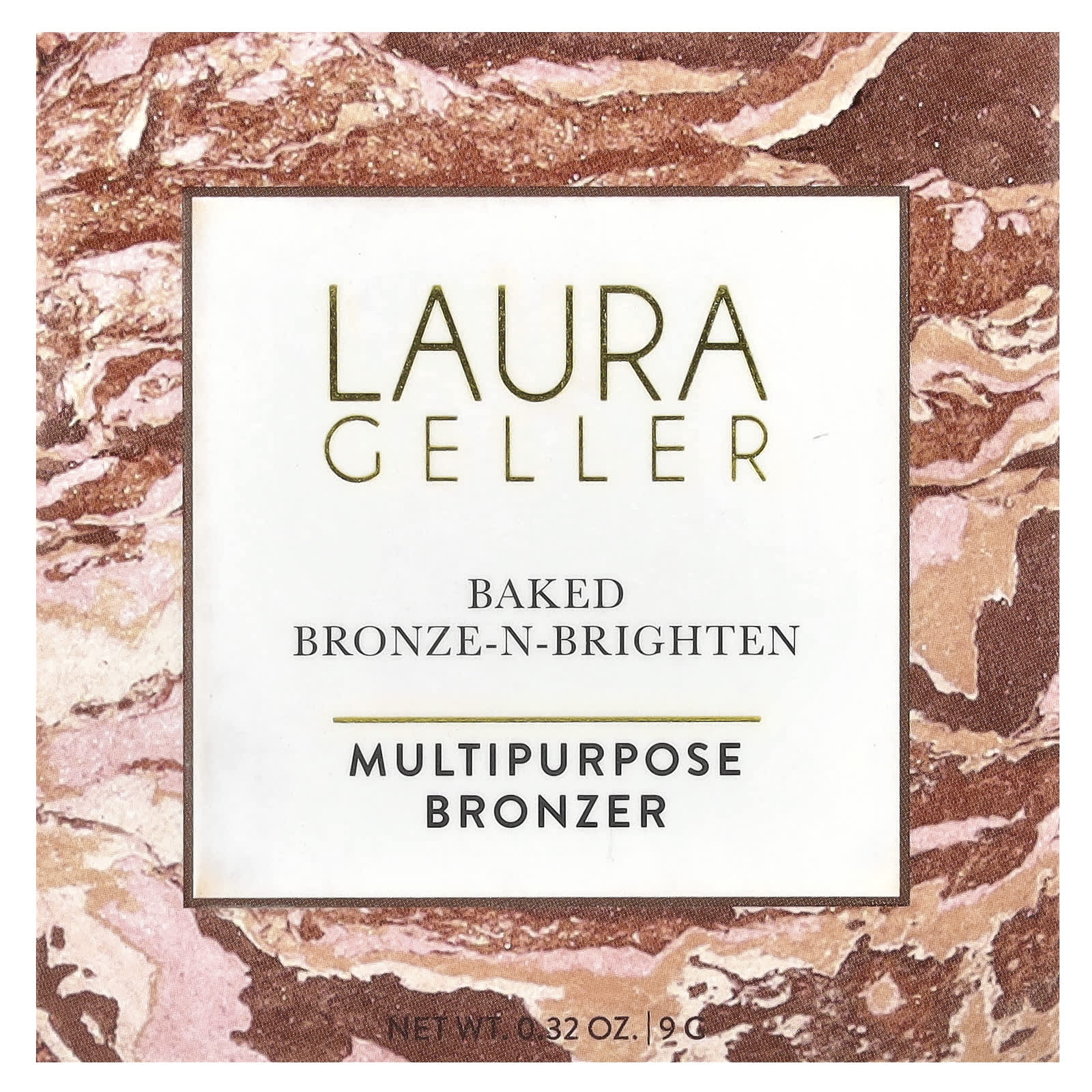 Laura Geller, Baked Bronze-N-Brighten, Multipurpose Bronzer, 0007010B Medium, 0.32 oz (9 g)