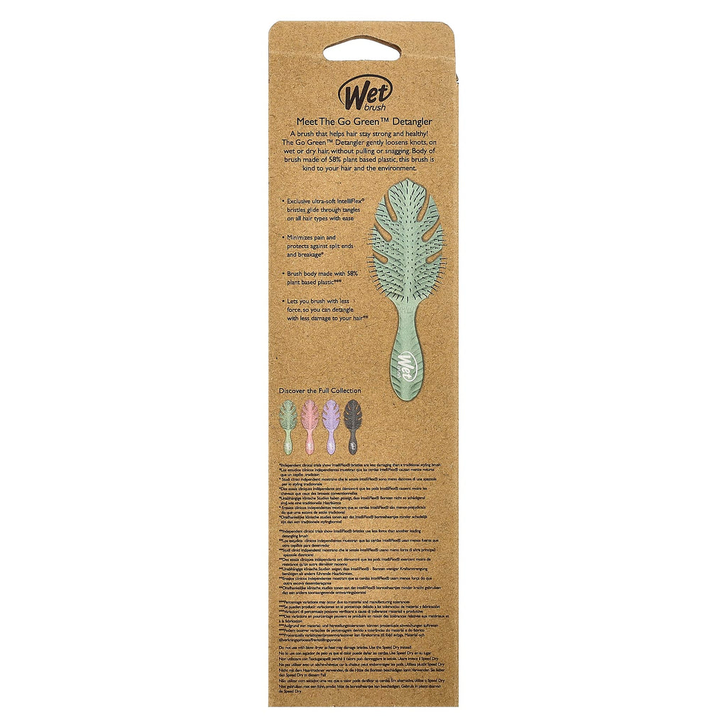 Wet Brush, Go Green™ Detangler, Green, 1 Brush