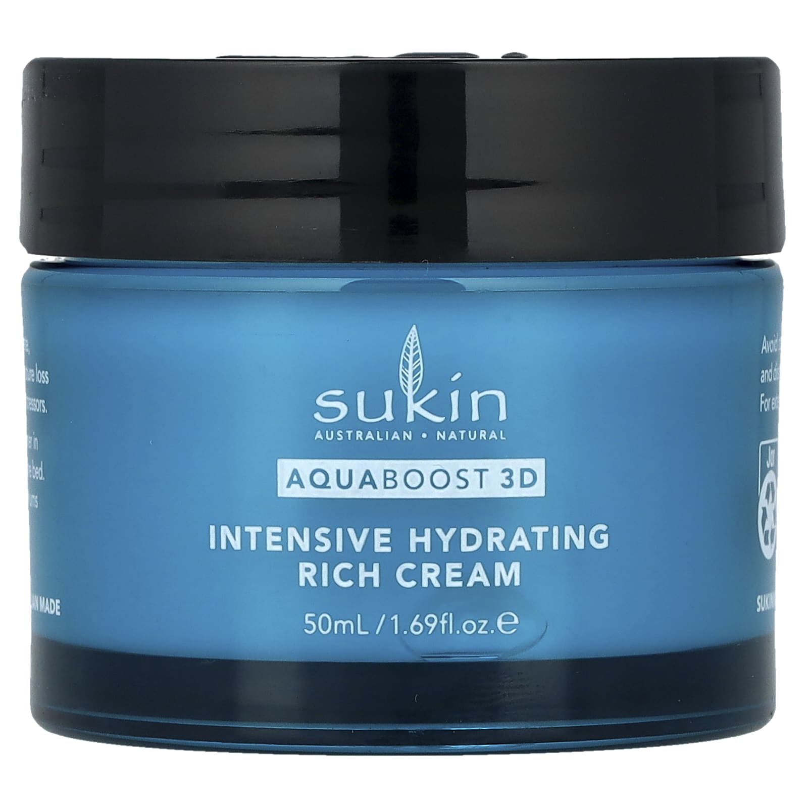 Sukin, AquaBoost 3D, Hyaluronic Acid Rich Night Cream, 1.69 fl oz (50 ml)