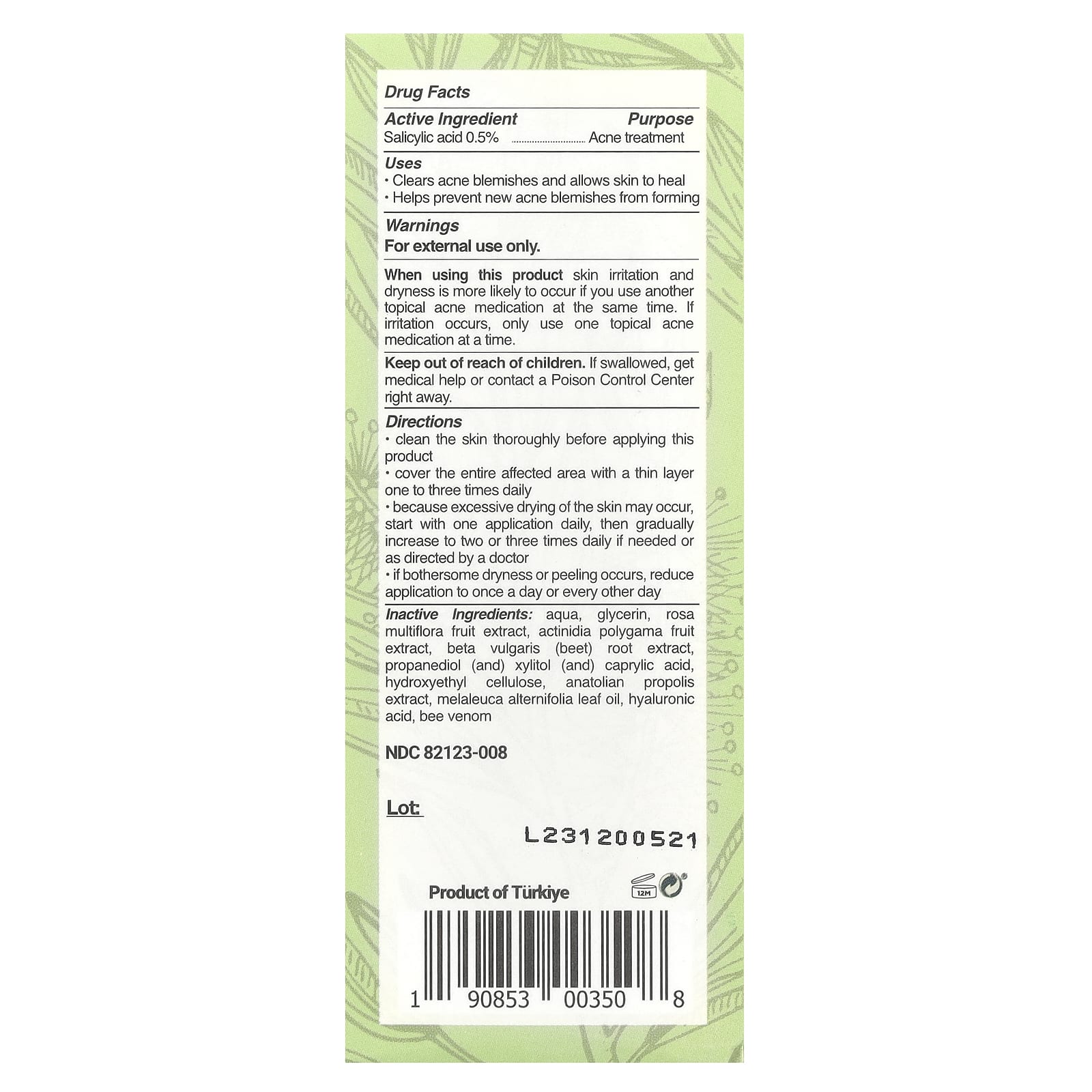 Bee & You, Acne Control Serum, 1 fl oz (30 ml)