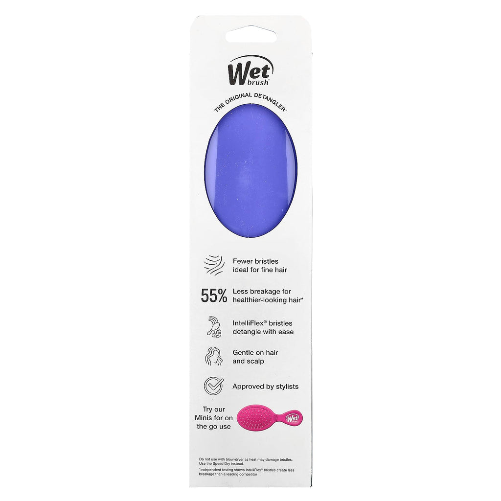 Wet Brush, Fine Hair Detangler, For Fine Hair, Purple, 1 Brush