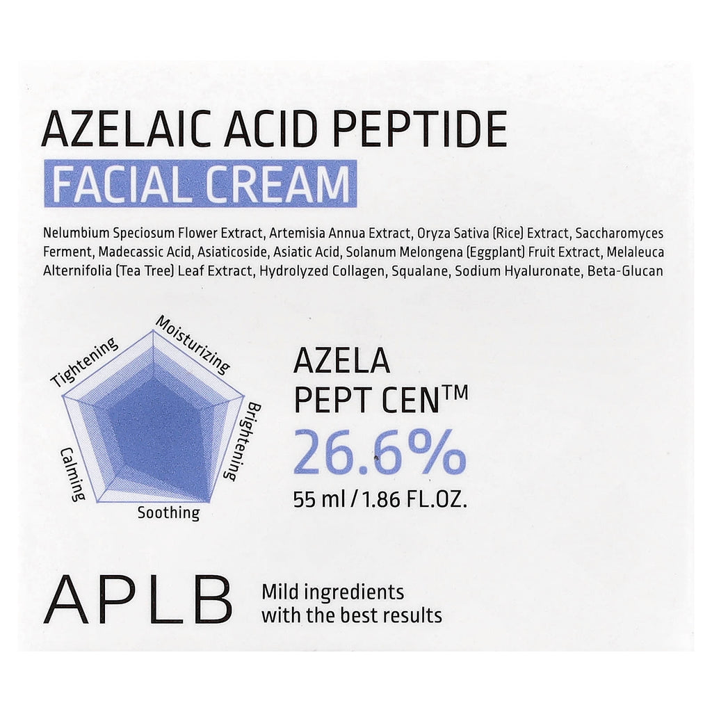 APLB, Azelaic Acid Peptide Facial Cream , 1.86 fl oz (55 ml)