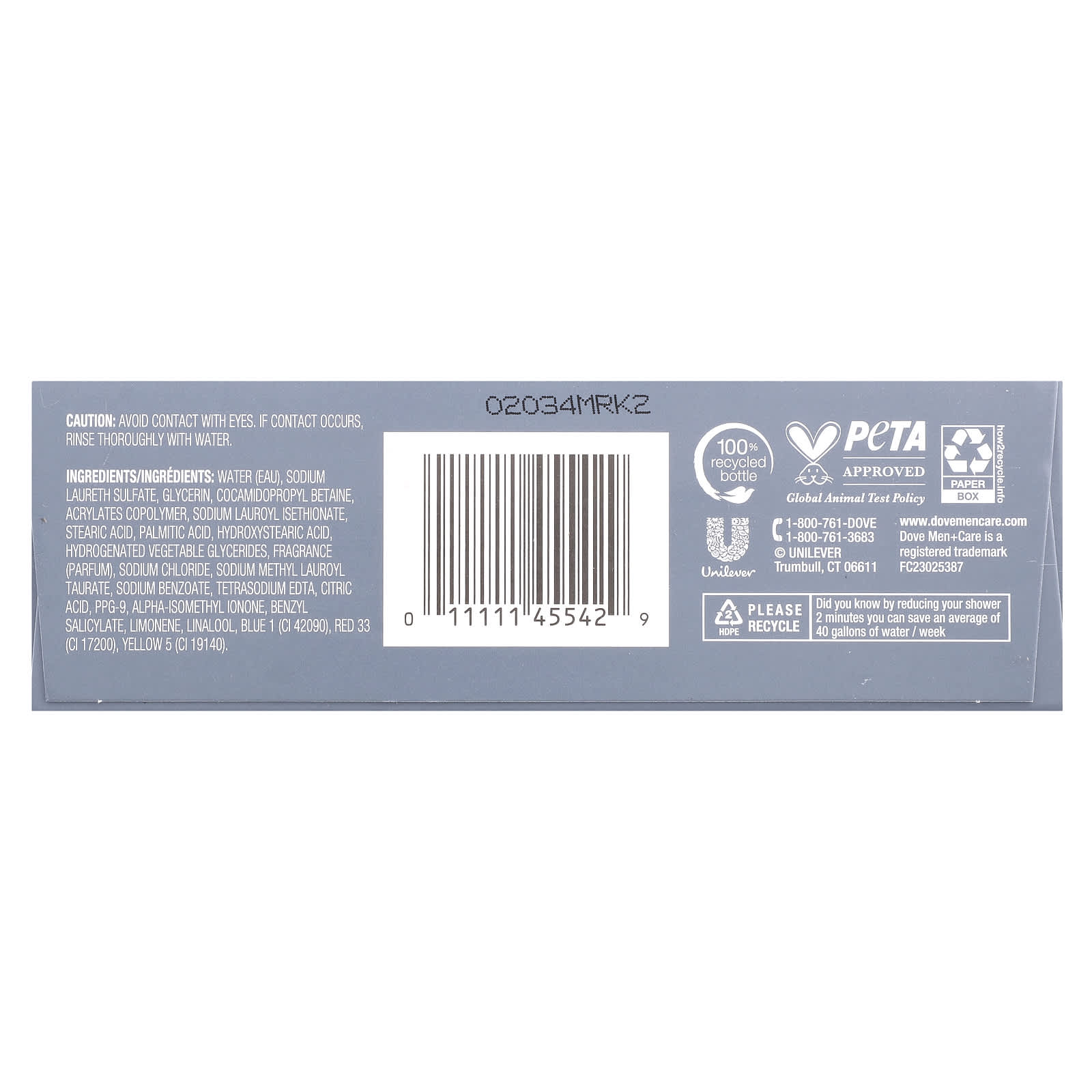 Dove, Men+Care, Clean Comfort, Body and Face Wash, 2 Pack, 18 fl oz (532 ml) Each