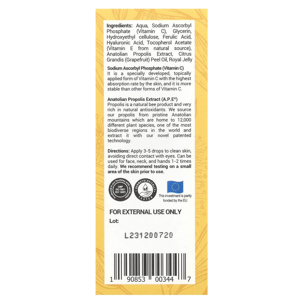 Bee & You, Vitamin C Facial Serum, 1 fl oz (30 ml)