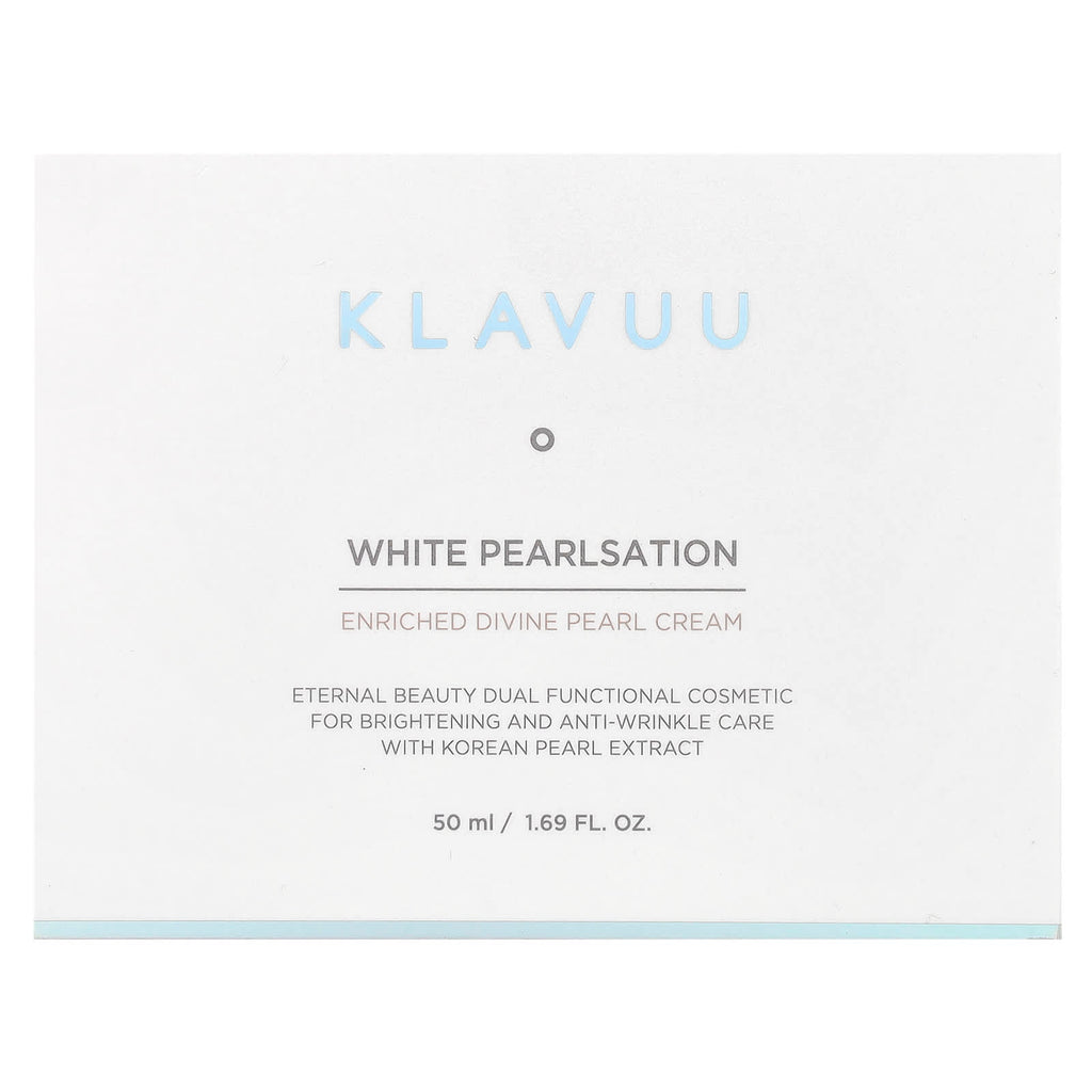 KLAVUU, White Pearlsation, Enriched Divine Pearl Cream, 1.69 fl oz (50 ml)