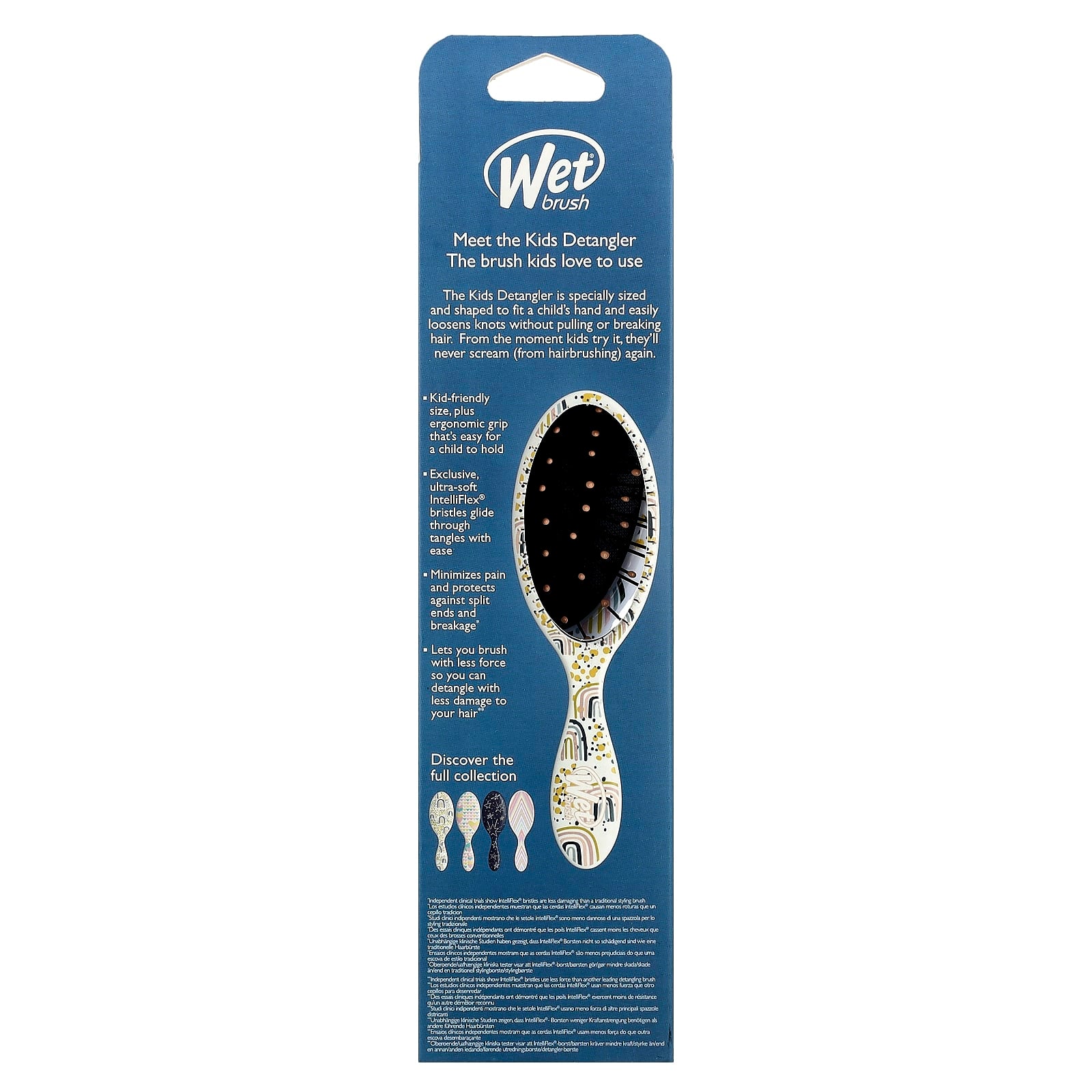 Wet Brush, Kids Detangler, Rainbow, 1 Brush