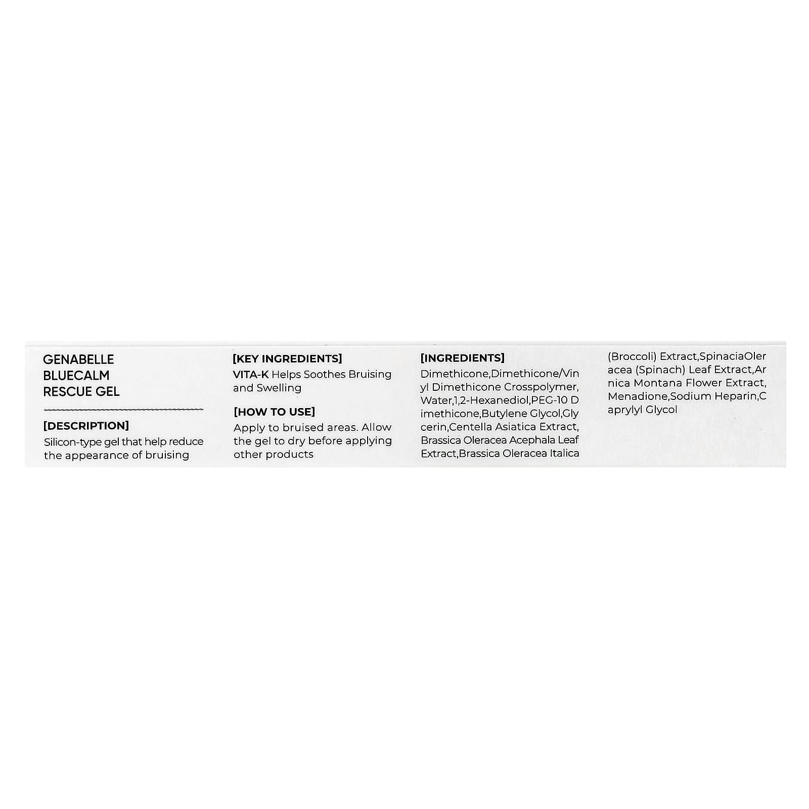 Genabelle, Bluecalm Rescue Gel , 0.33 fl oz (10 ml)