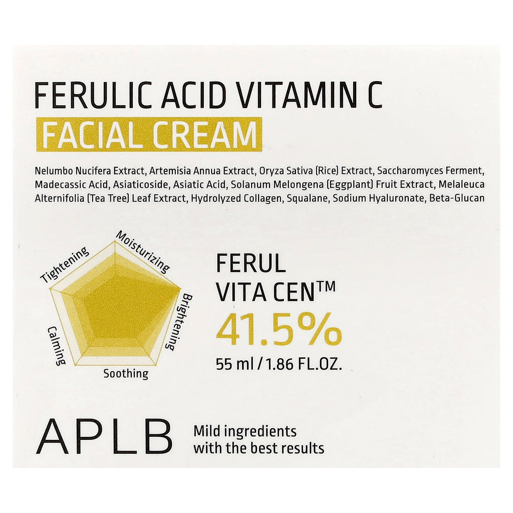 APLB, Ferulic Acid Vitamin C Facial Cream , 1.86 fl oz (55 ml)