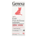 Genexa, Kids' Pain & Fever, Ages 2-11, Organic Cherry, 4 fl oz (118 ml)