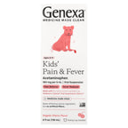 Genexa, Kids' Pain & Fever, Ages 2-11, Organic Cherry, 4 fl oz (118 ml)