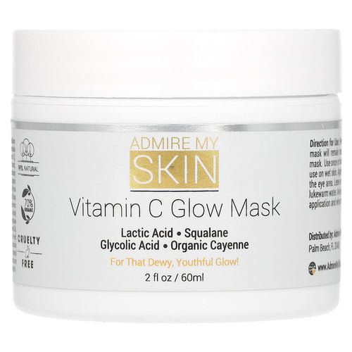 Admire My Skin, Vitamin C Glow Beauty Mask, 2 fl oz (60 ml)