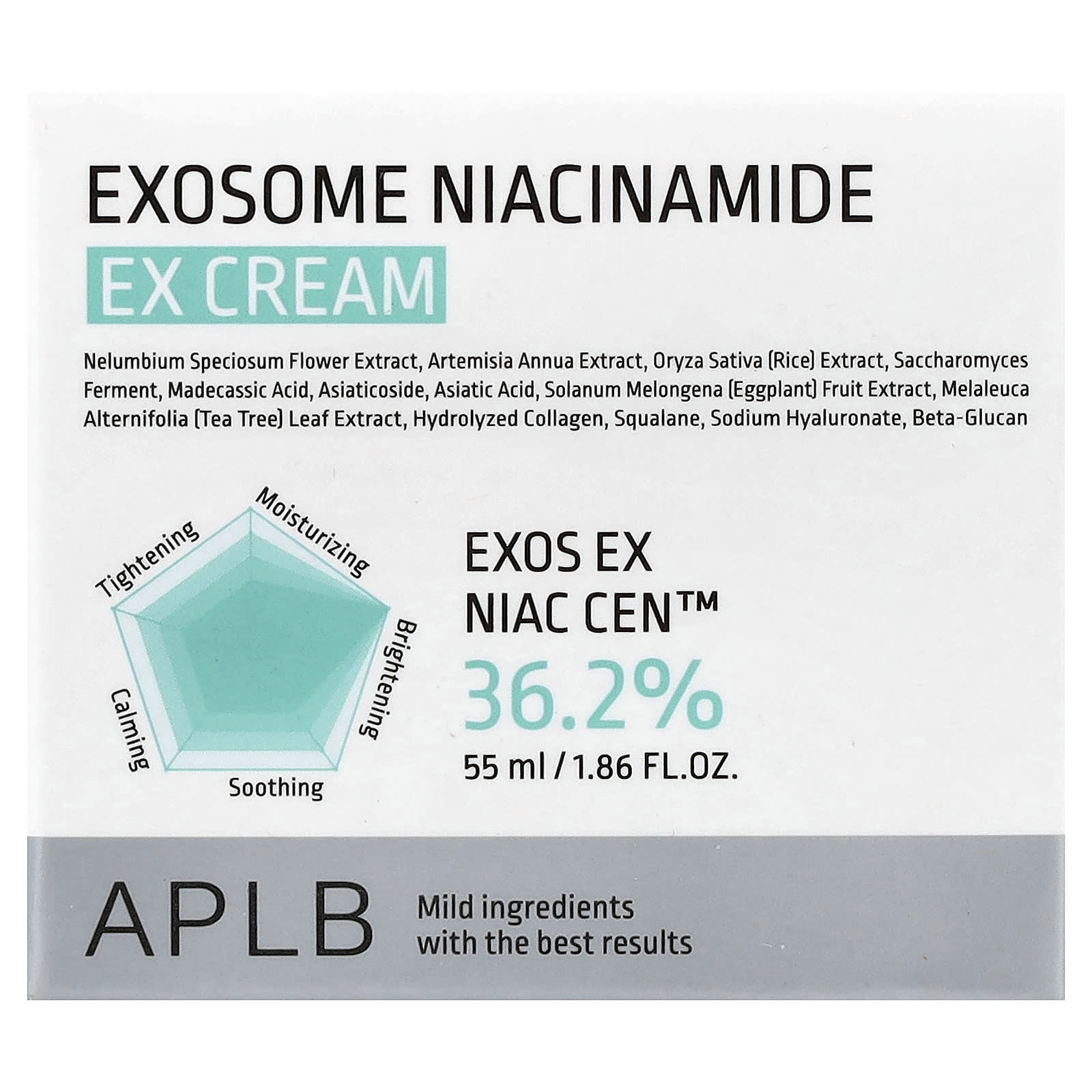 APLB, Exosome Niacinamide EX Cream, 1.86 fl oz (55 ml)