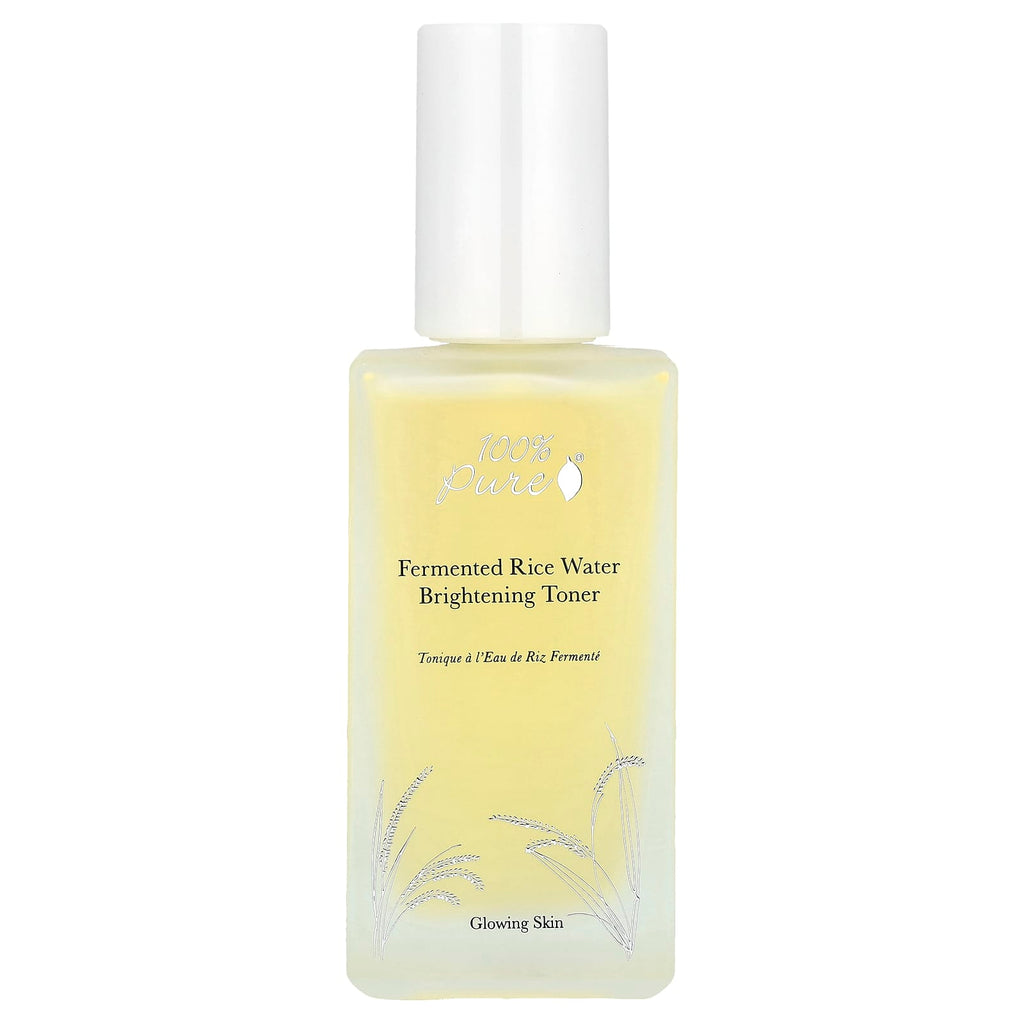 100% PURE, Fermented Rice Water Brightening Toner, 3.3 fl oz (100 ml)