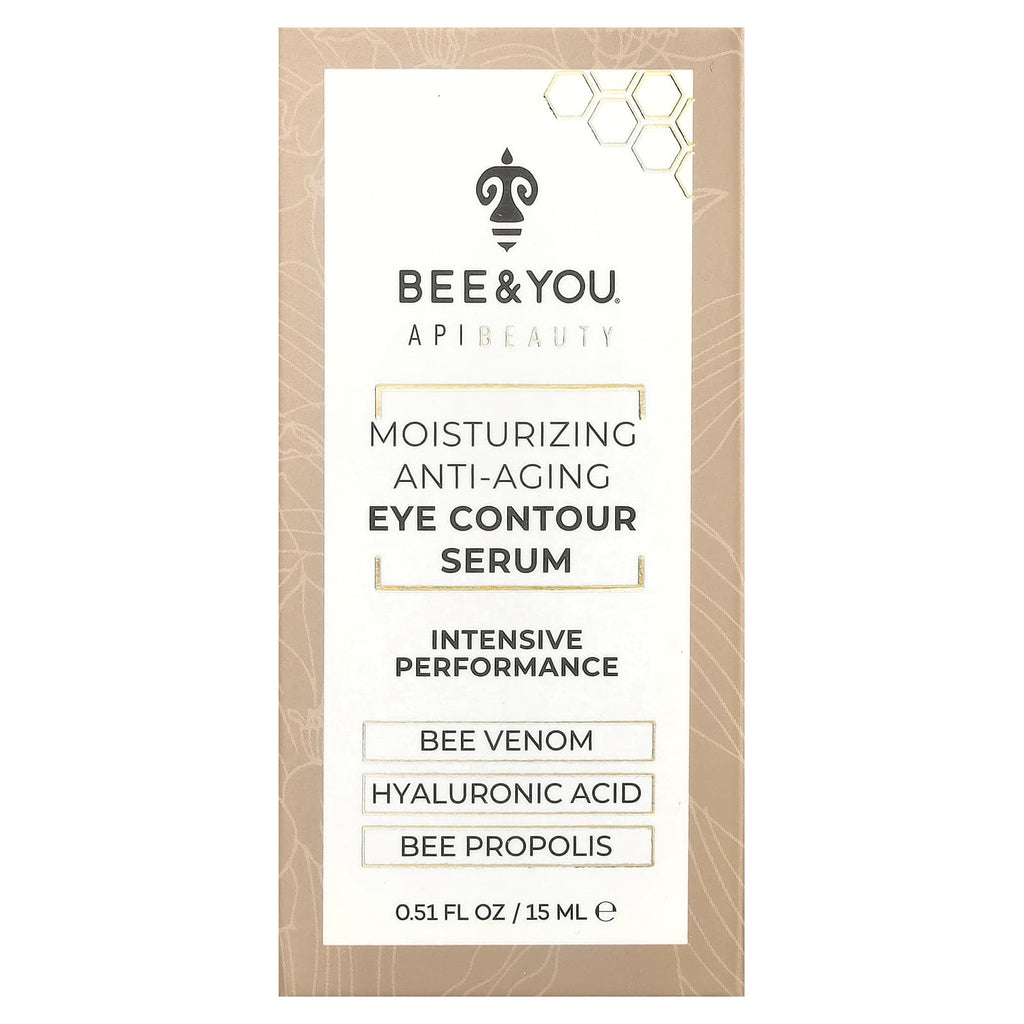 Bee & You, Moisturizing Anti-Aging Eye Contour Serum, 0.51 fl oz (15 ml)