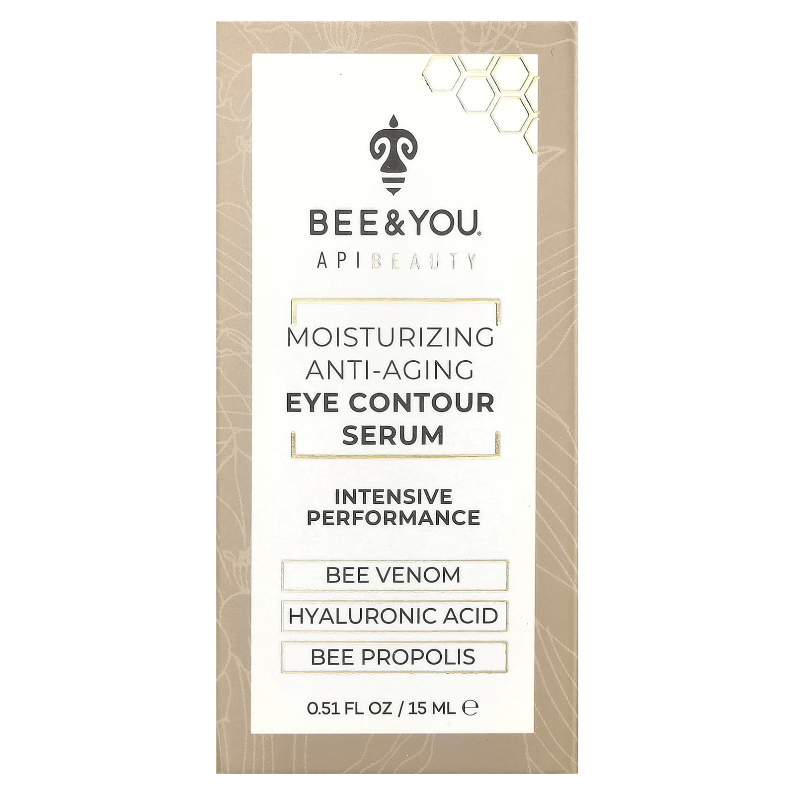 Bee & You, Moisturizing Anti-Aging Eye Contour Serum, 0.51 fl oz (15 ml)