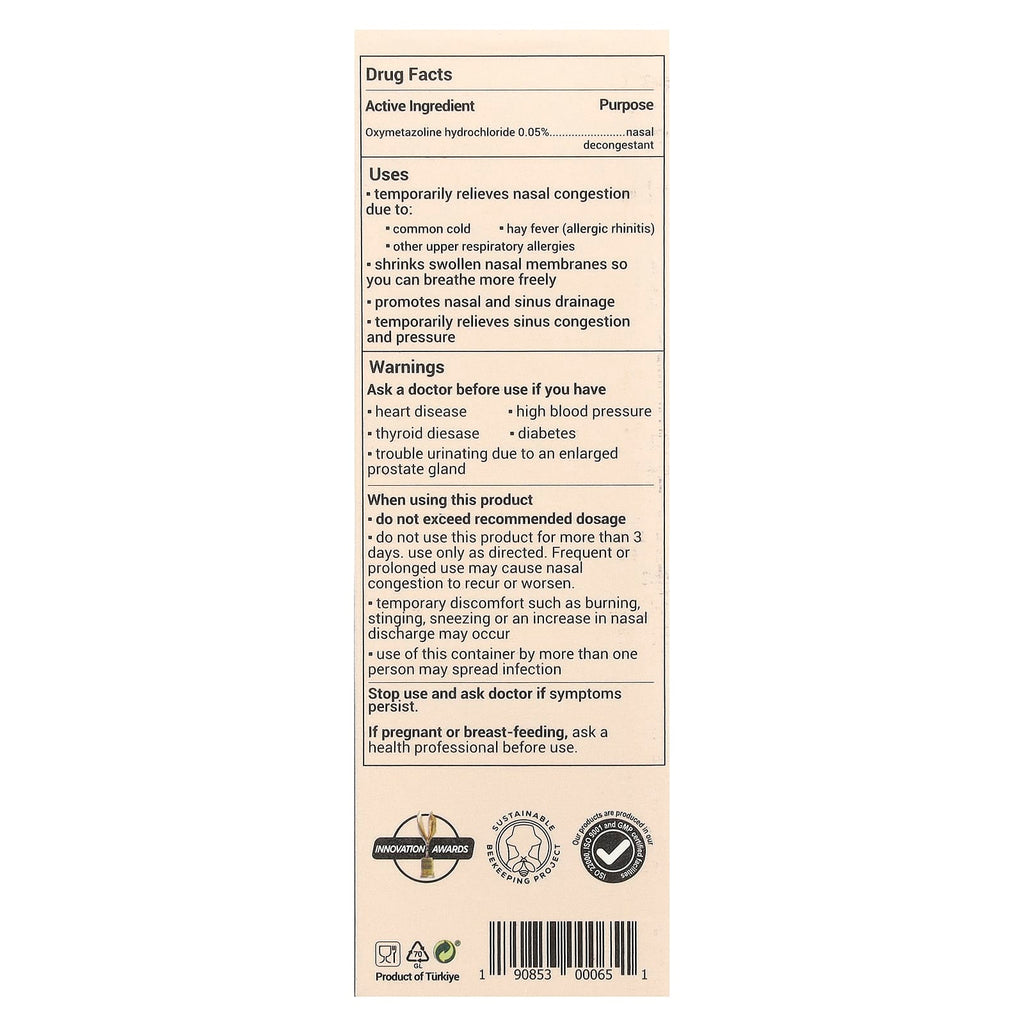 Bee & You, Nasal Spray, 1 fl oz (30 ml)