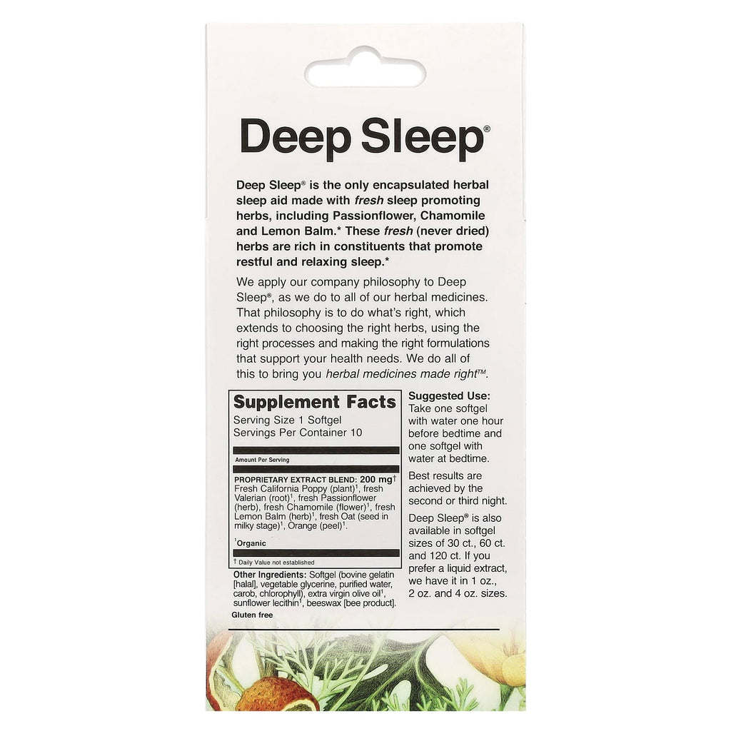 Herbs Etc., Deep Sleep®, 10 Softgels
