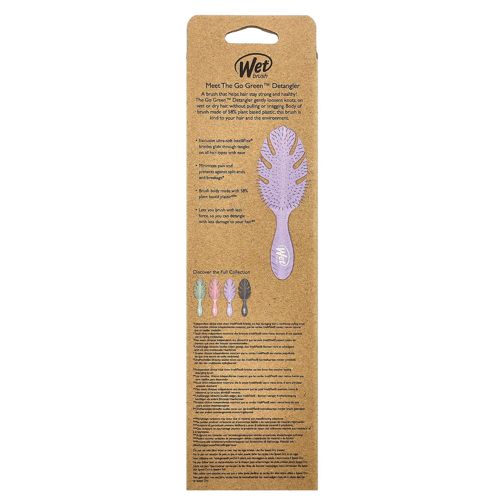 Wet Brush, Go Green™ Detangler, Lavender, 1 Brush