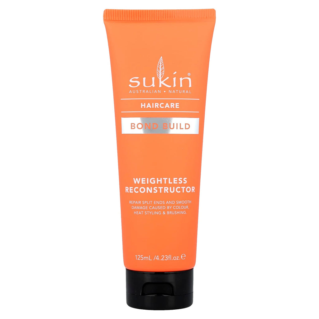 Sukin, Haircare, Bond Build, Weightless Reconstructor Serum, 4.23 fl oz (125 ml)