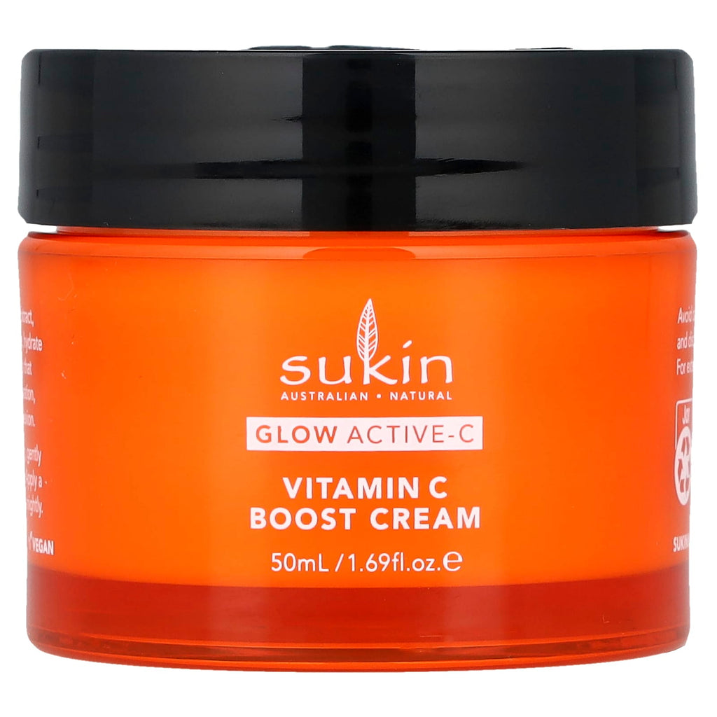 Sukin, Glow Active-C, Vitamin C Boost Cream , 1.69 fl oz (50 ml)