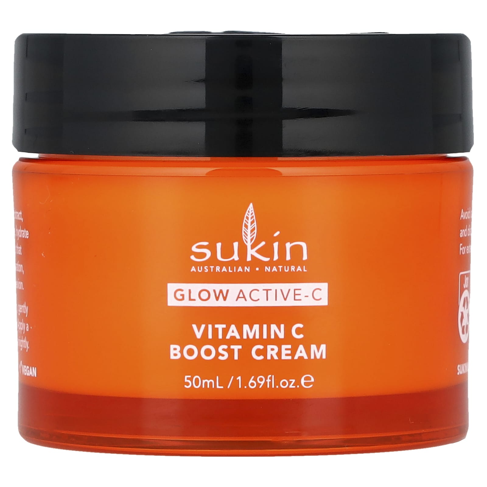 Sukin, Glow Active-C, Vitamin C Boost Cream , 1.69 fl oz (50 ml)