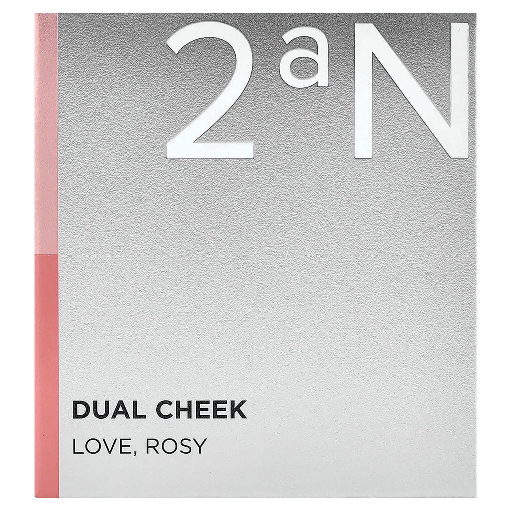 2aN, Dual Cheek, 02 Love, Rosy, 9 g