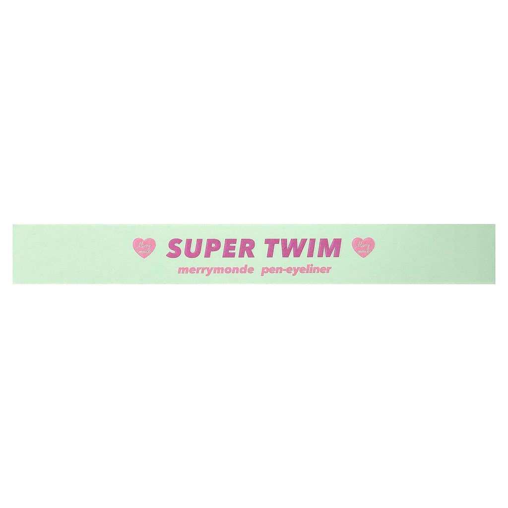 Merrymonde, Super Twim Pen Eyeliner, 02 Dark Brown, 0.02 fl oz (0.5 ml)