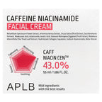 APLB, Caffeine Niacinamide Facial Cream , 1.86 fl oz (55 ml)