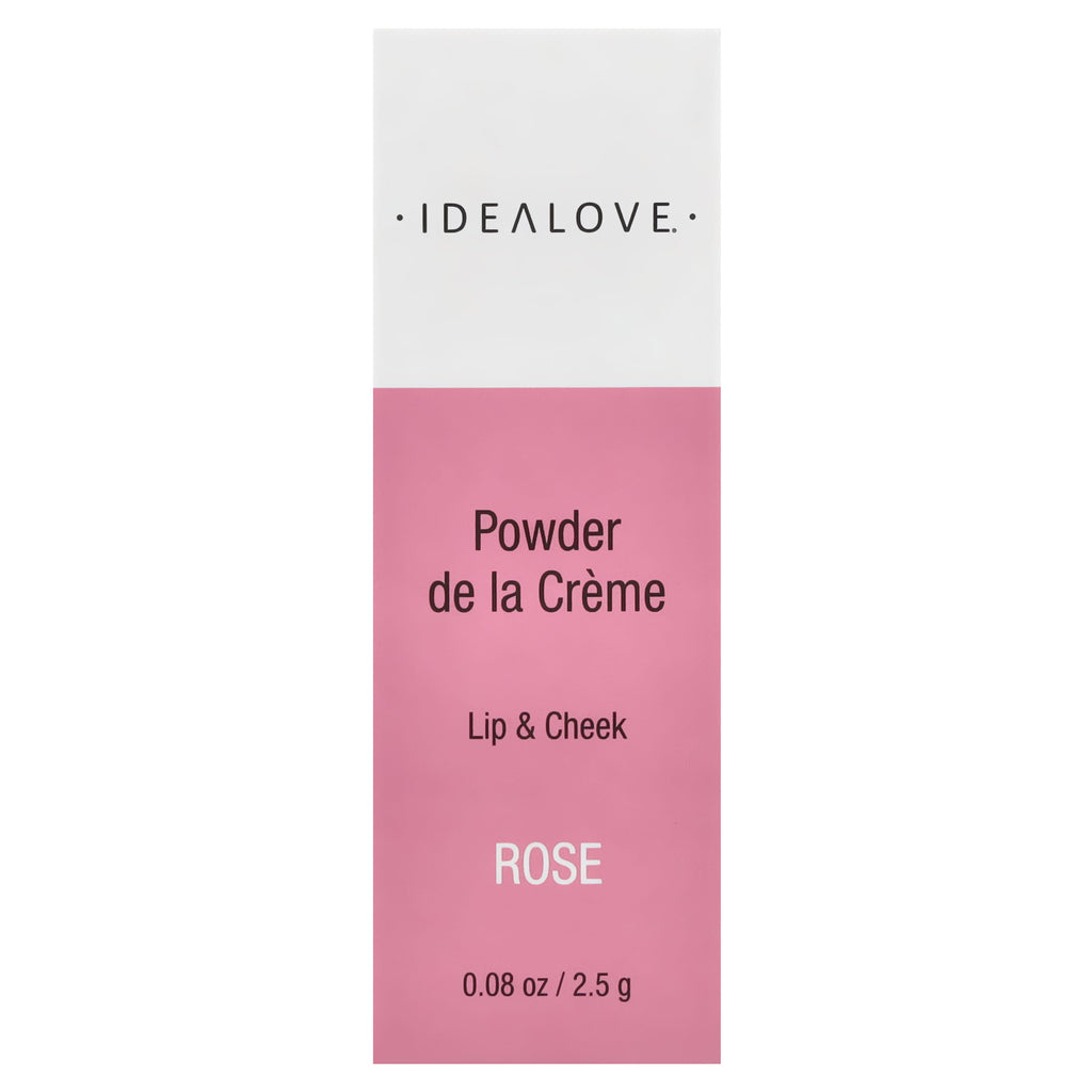 Idealove, Powder de la Crème, Lip & Cheek, Rose, 2.5 g (0.08 oz)